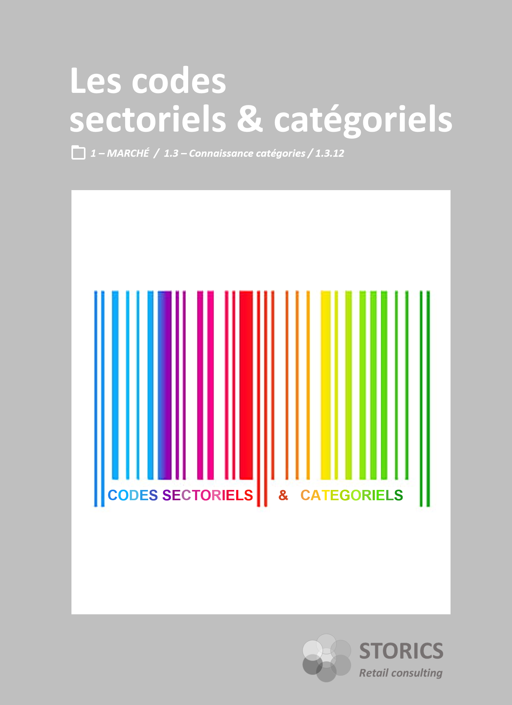 1.3.12 – Les codes sectoriels & catégoriels