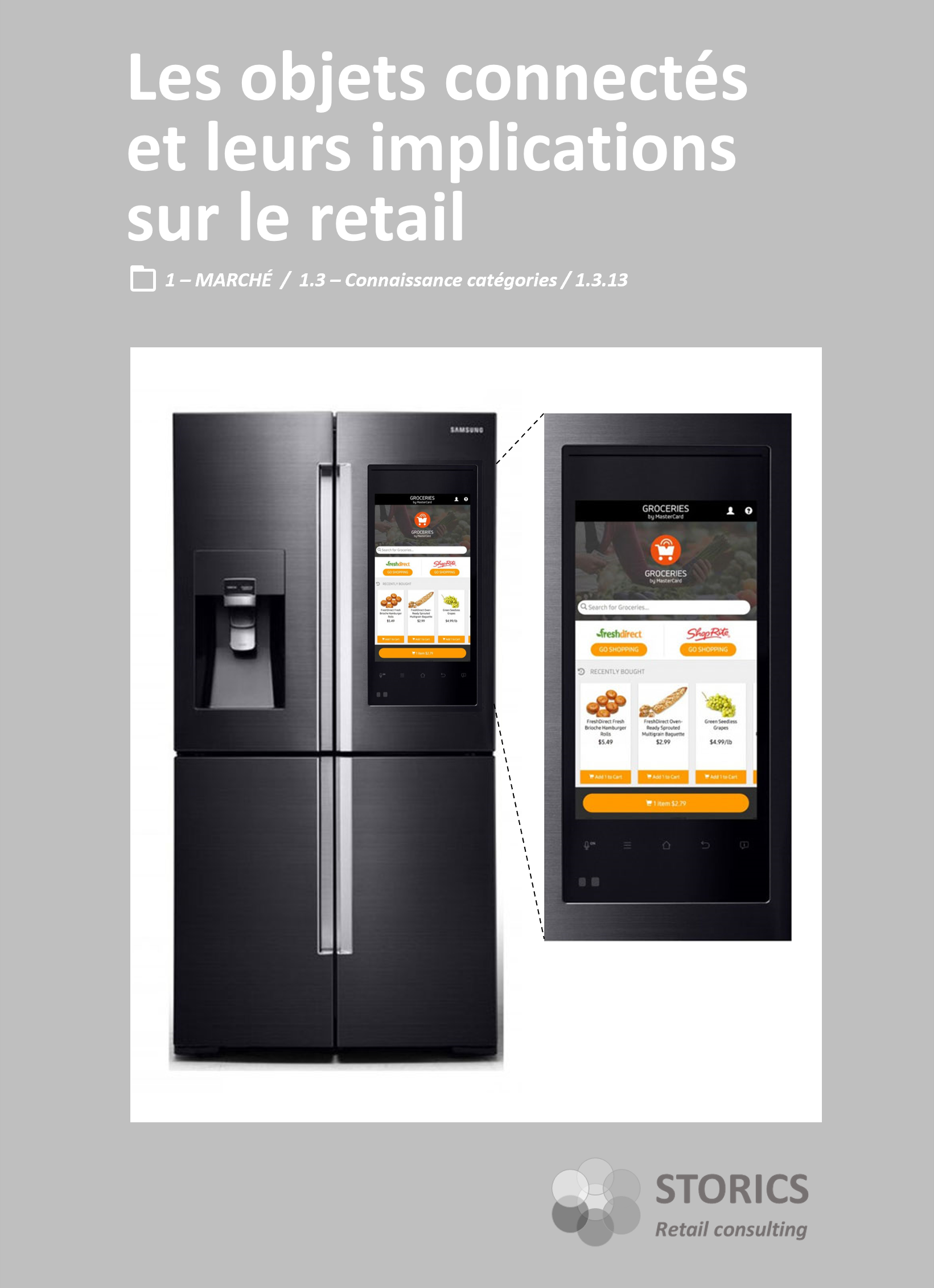 1.3.13 – Les objets connectés et leurs implications sur le retail