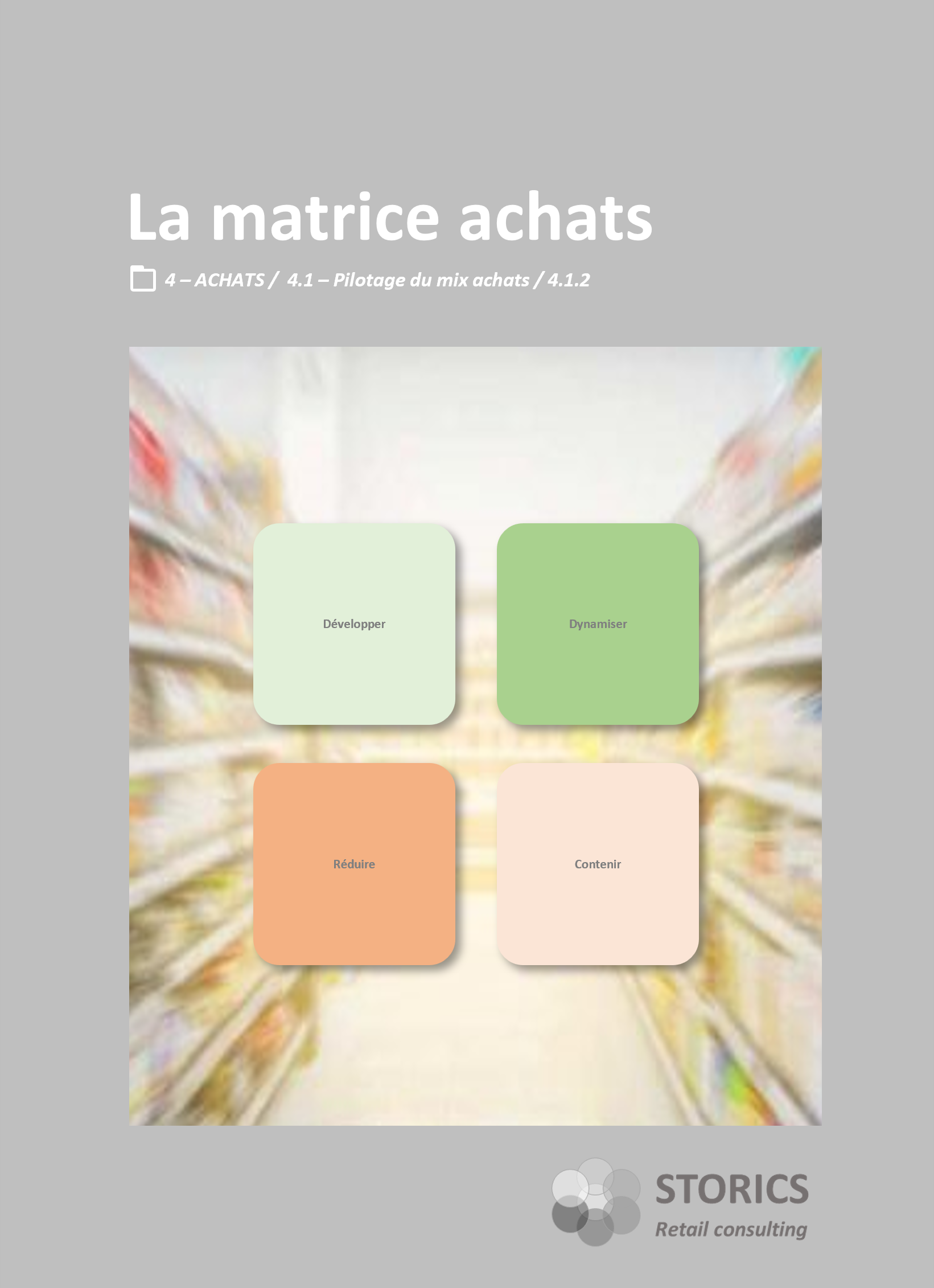 4.1.2 – La matrice achats