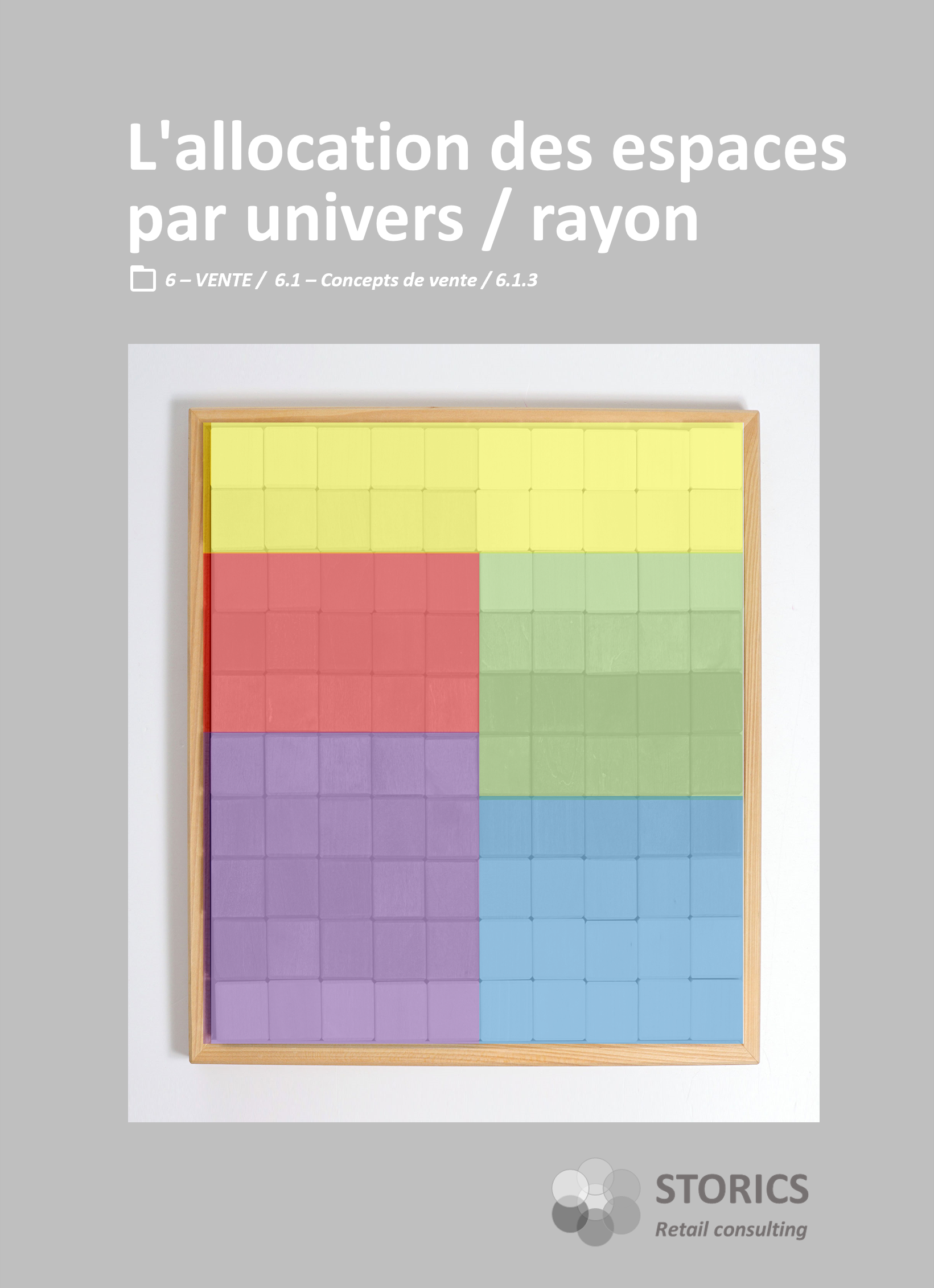 6.1.3 – L’allocation des espaces par univers / rayon