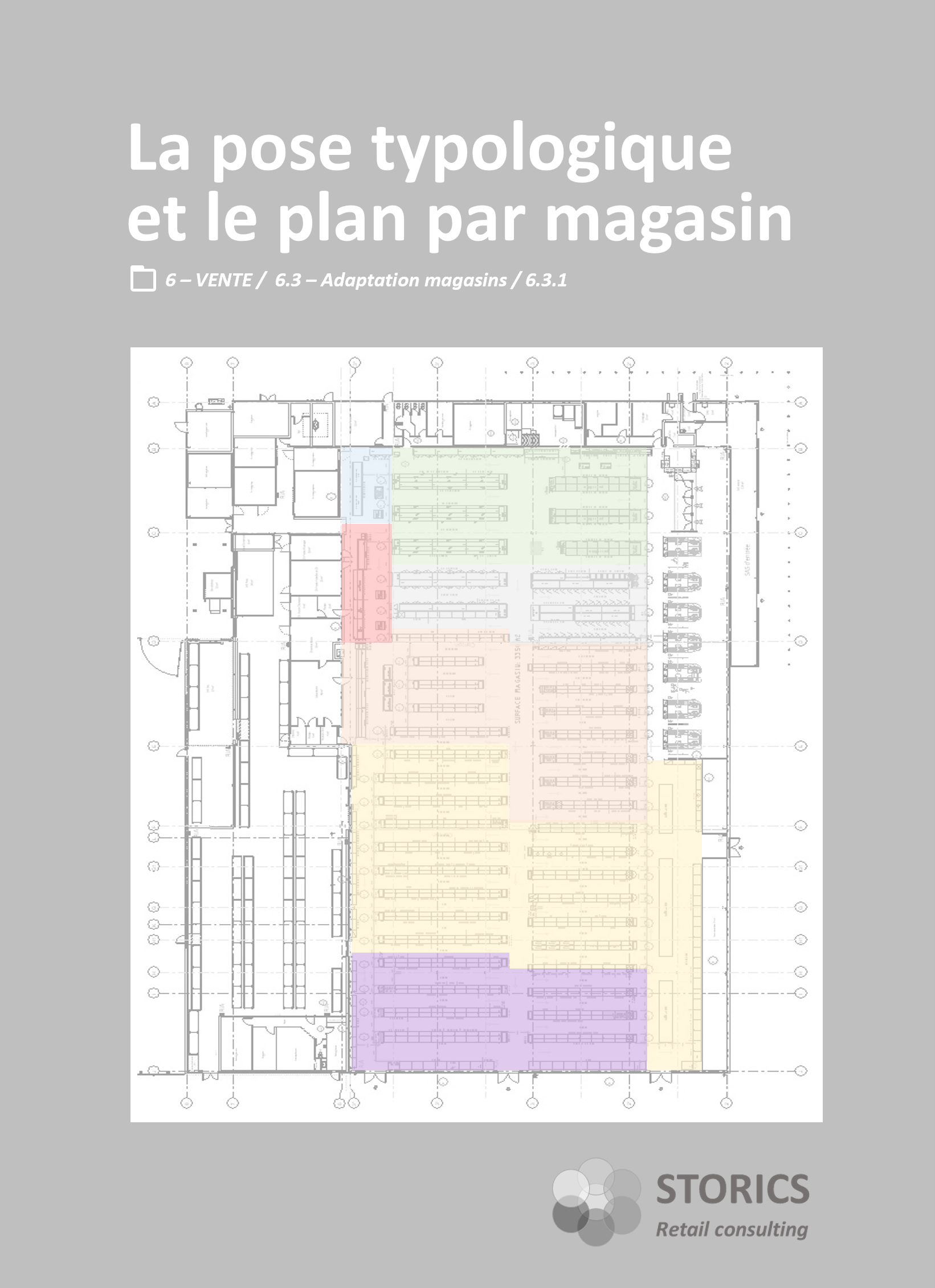 6.3.1 – La pose typologique et le plan par magasin